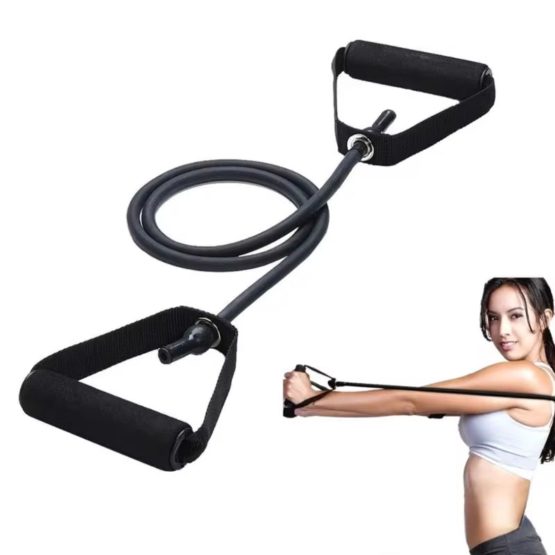 Professional Resistance Bands for Hot Yoga - 5 Levels of Elasticity with Handles for Home Gym Muscle Training